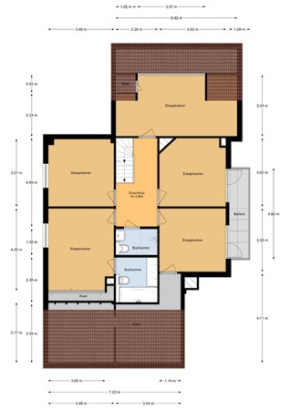 Floorplan - Ingeland 47A, 3155 GC Maasland